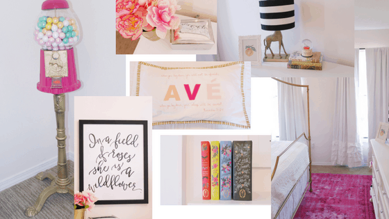 collage of items for little girls room | Toddler Girl Room