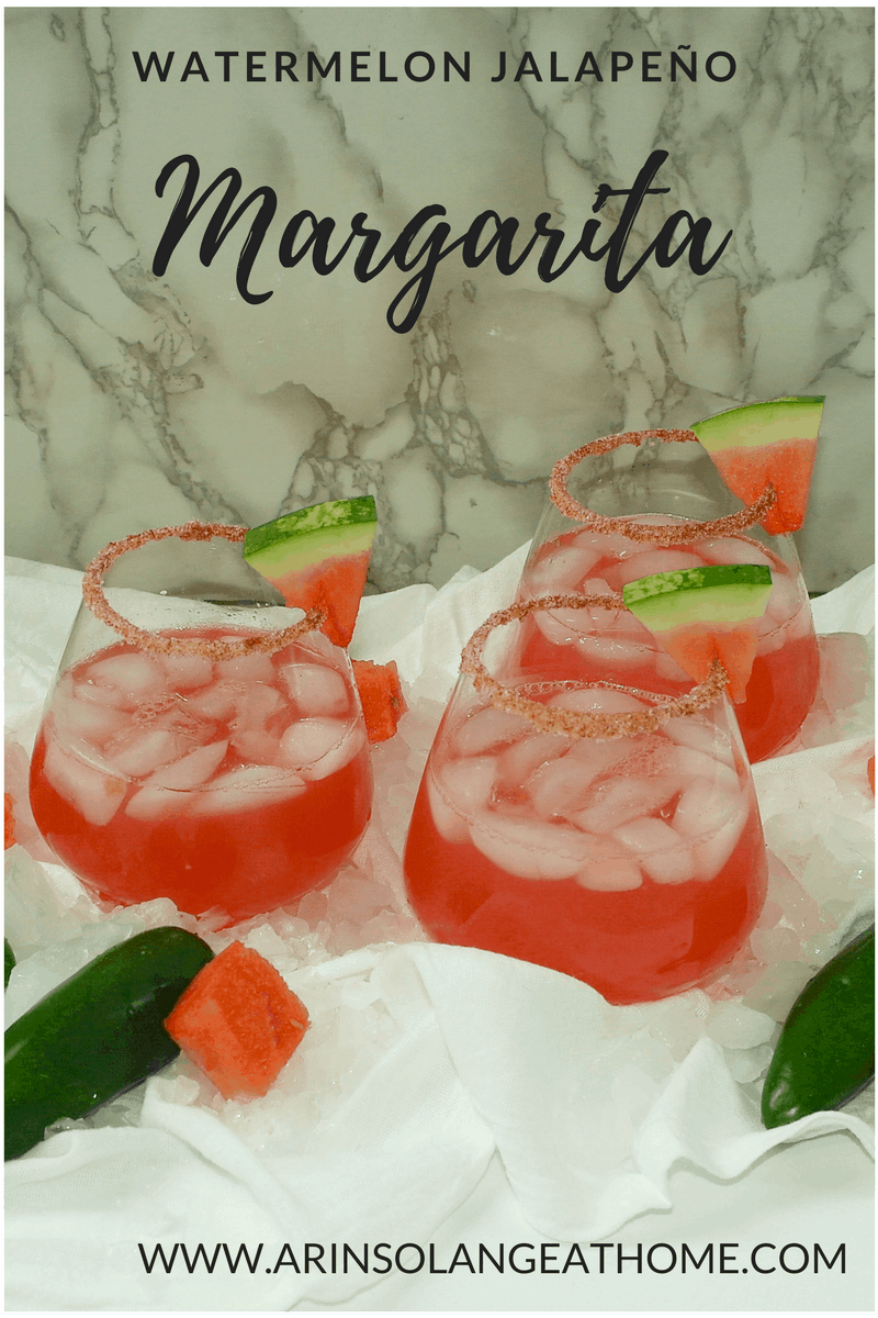 Watermelon Jalapeño Margarita