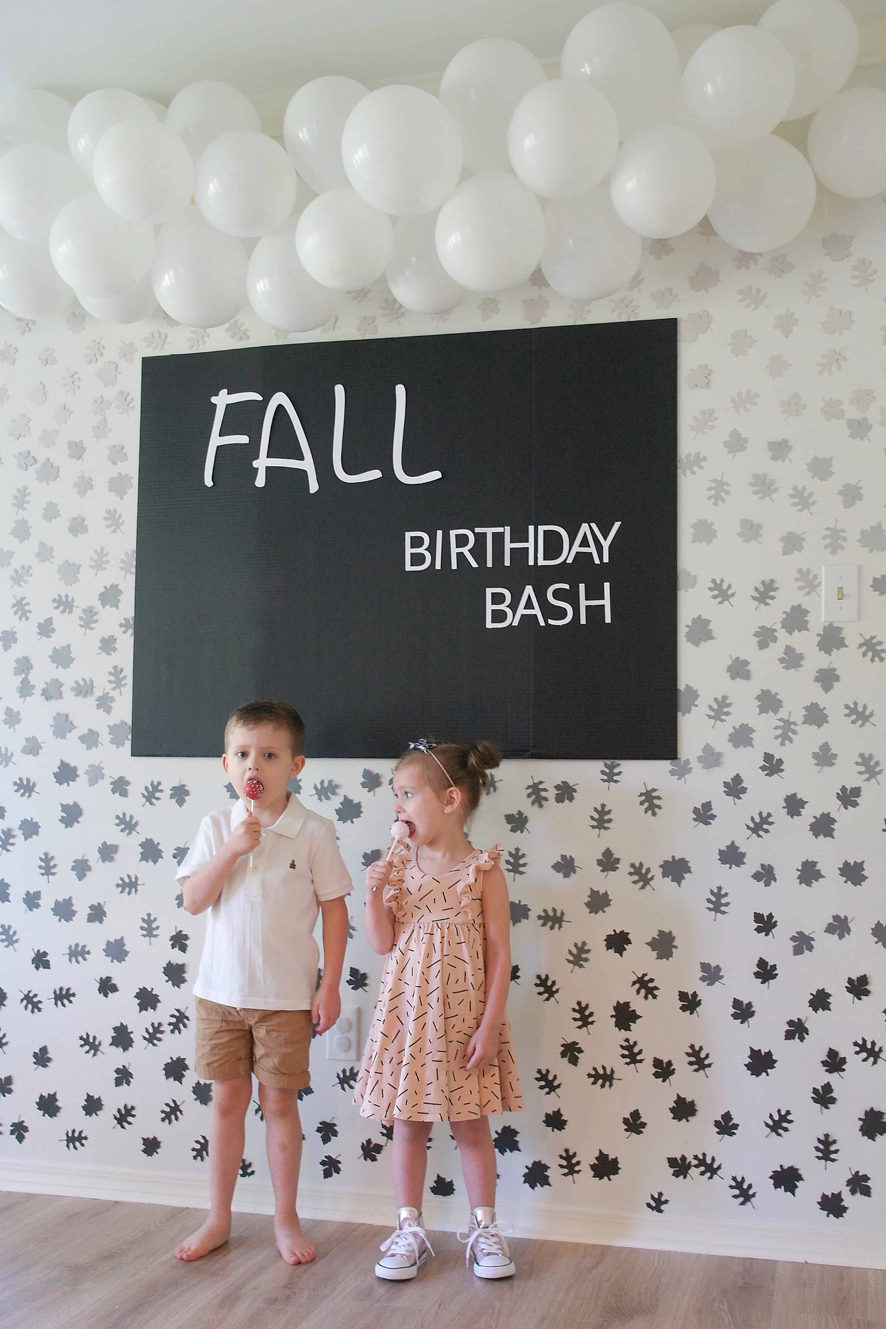 Fall Birthday Party on budget - www..arinsolangeathome.com