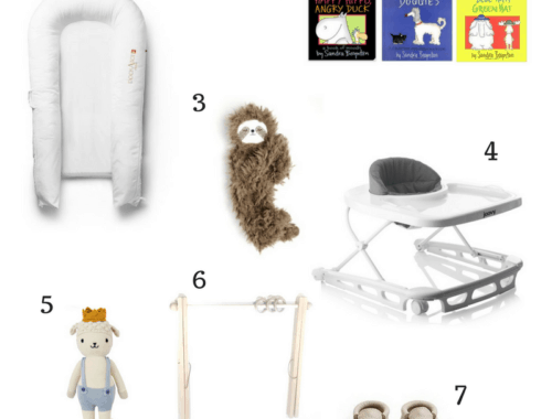 baby gift guide for Christmas and holidays - www.arinsolangeathome.com