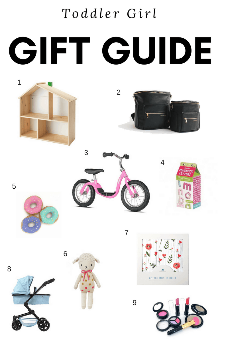 toddler girl gift guide collage | Toddler Girl Gift Guide 