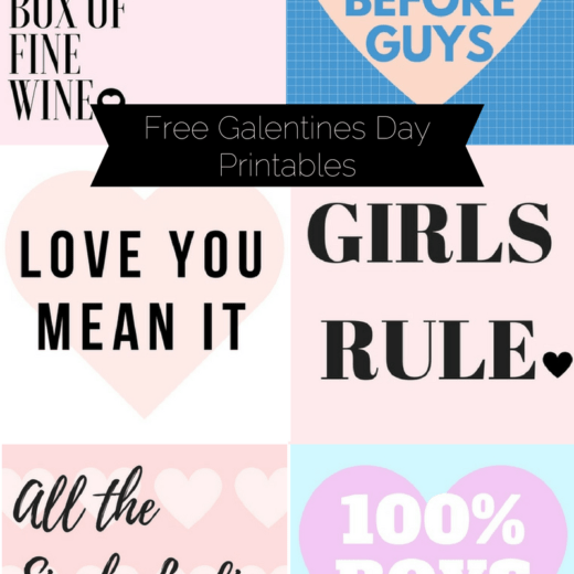 galentines to print for your friends