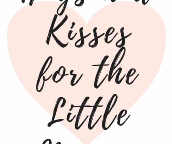 Hugs and Kisses for the little misses