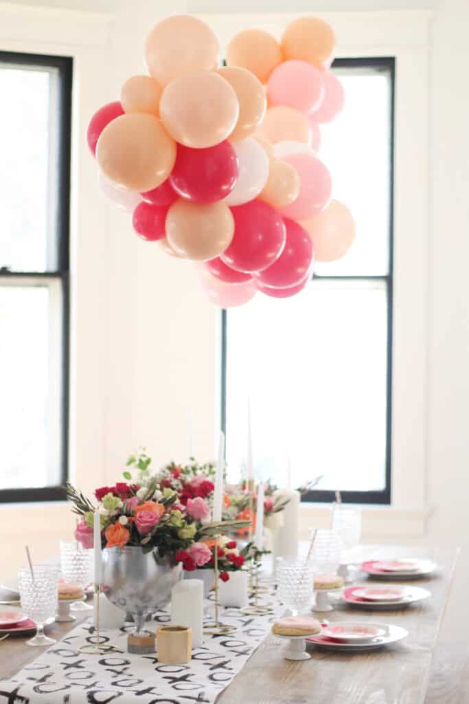 gorgeous Valentines Day tablescape 