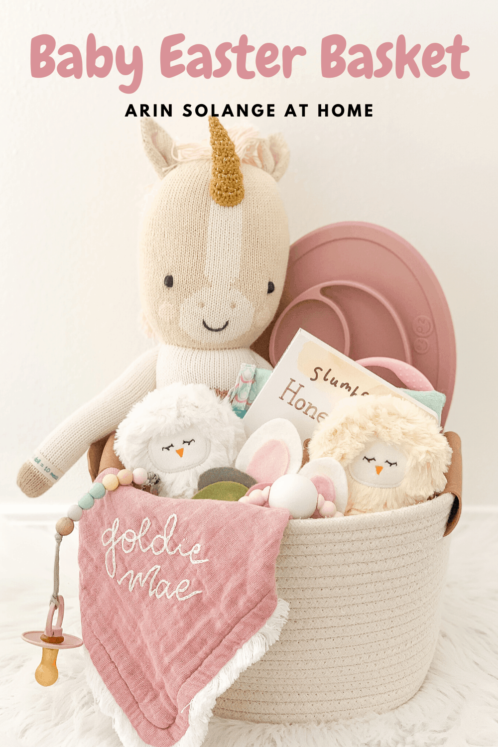 Baby Easter Basket for a girl