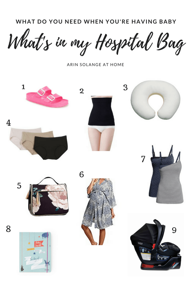 Pregnancy hospital bag check list - 20 must have items