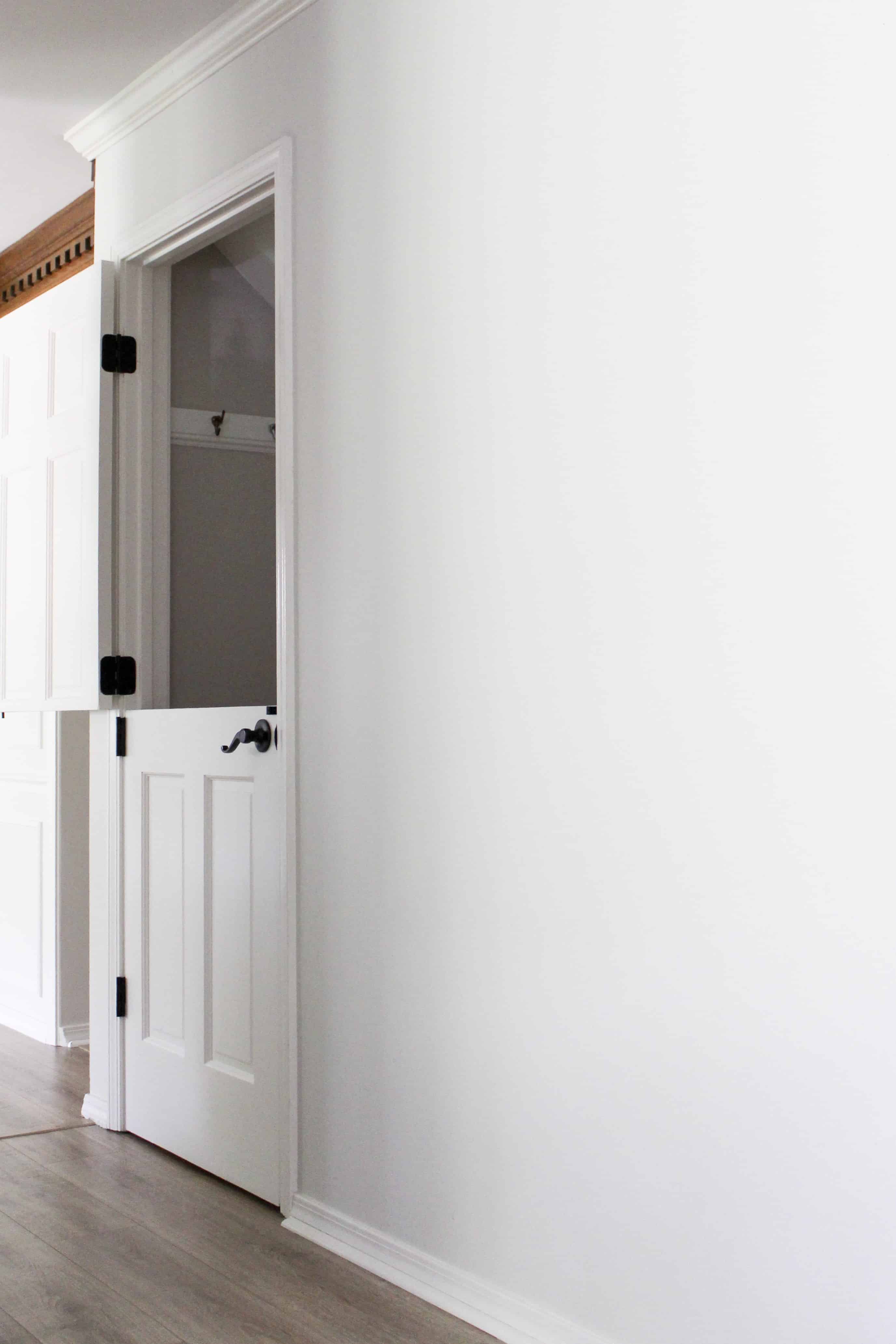 open dutch door to basement 