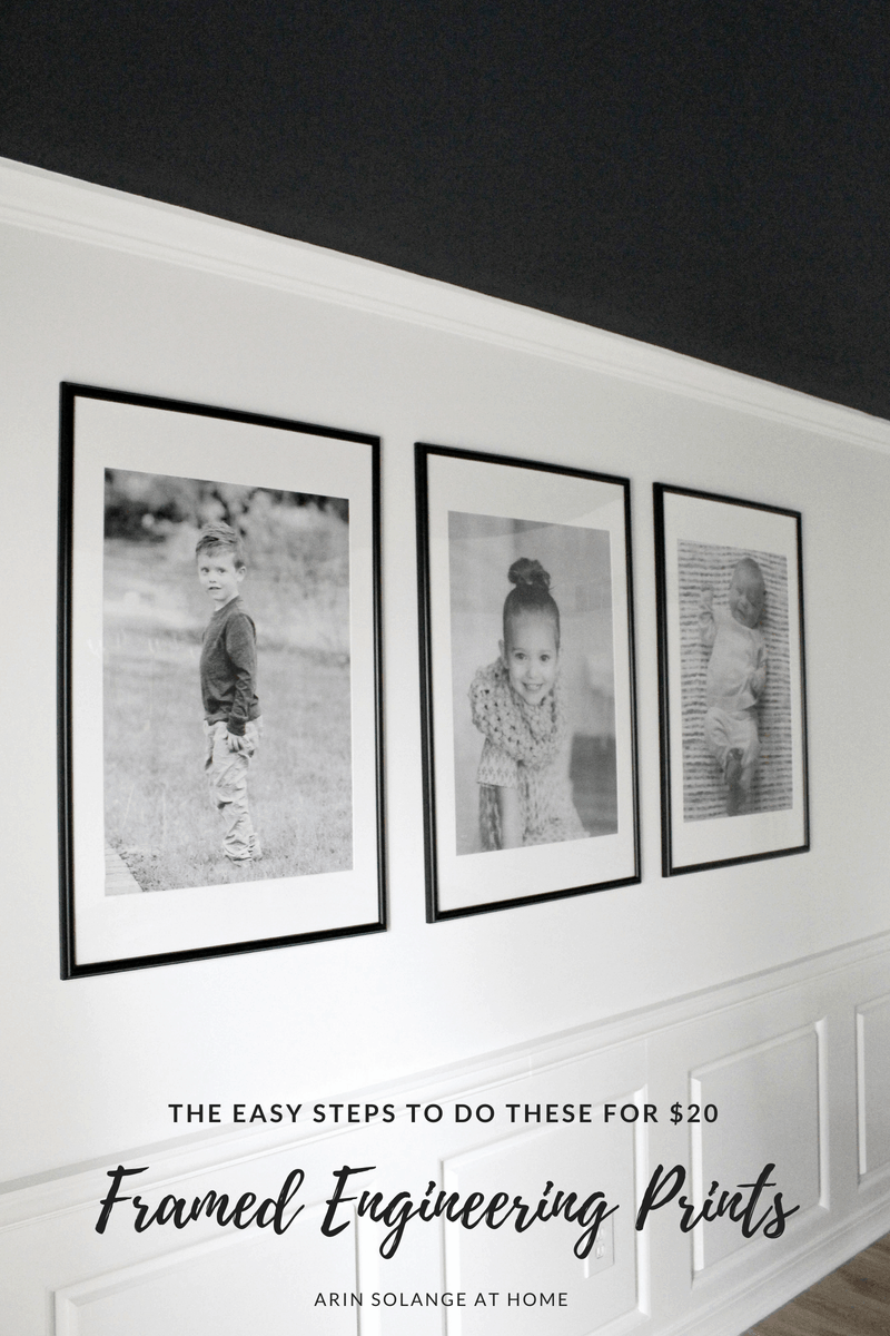 large framed black and white photos on wall | Large Framed Engineering Prints