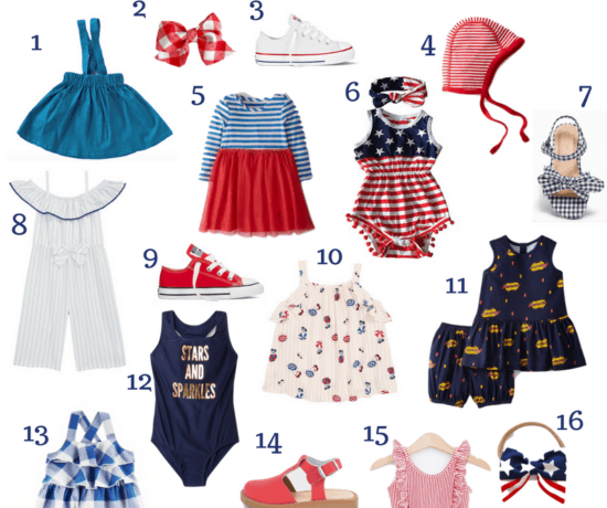 little girl 4th of July outfits