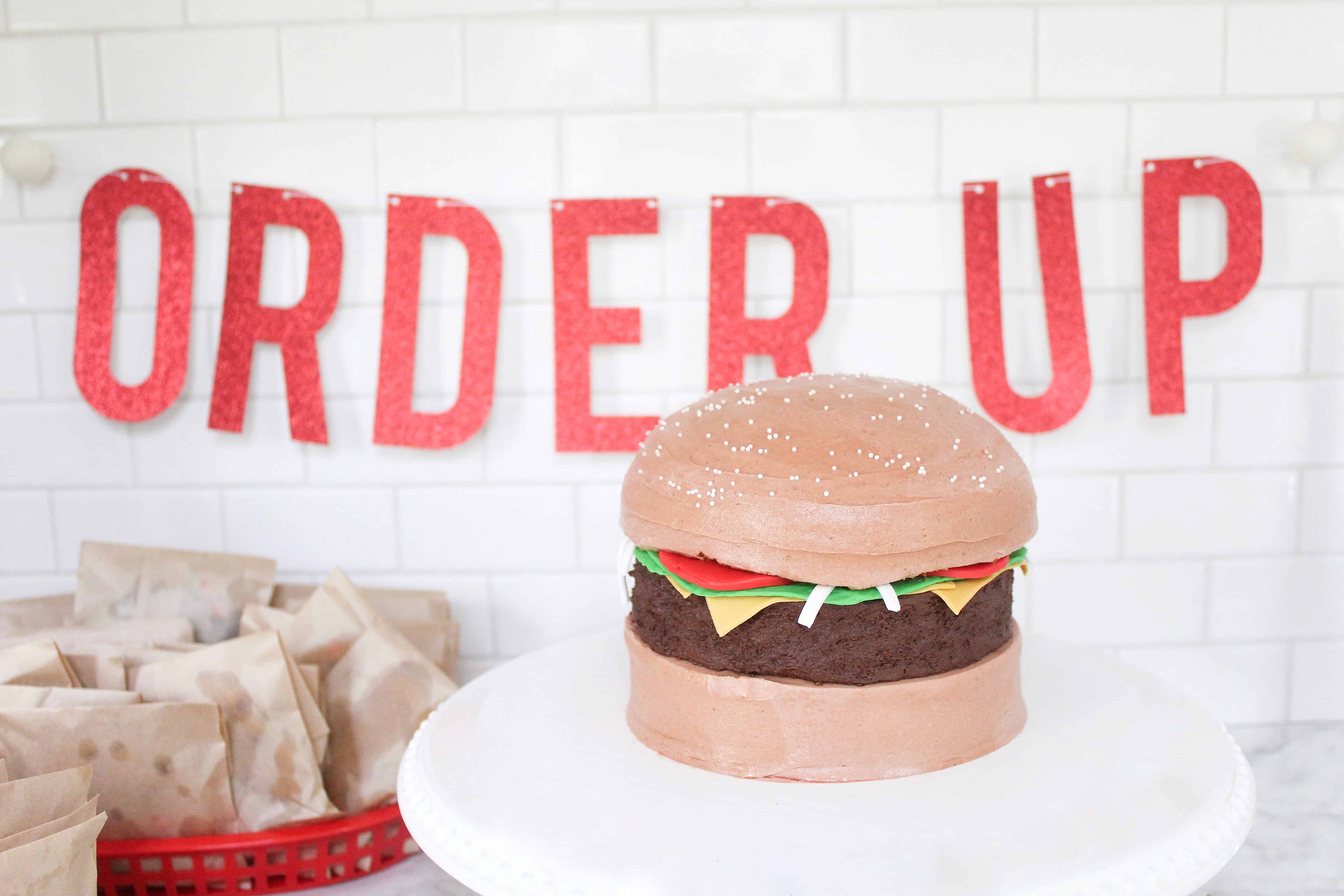 hamburger cake