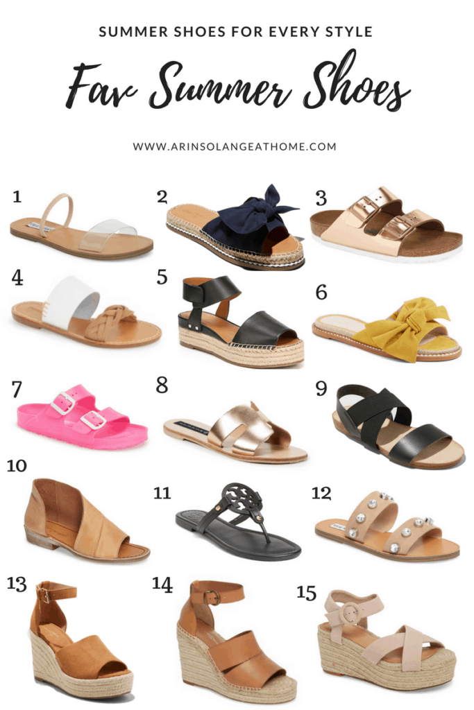 Favorite Summer Shoes - arinsolangeathome