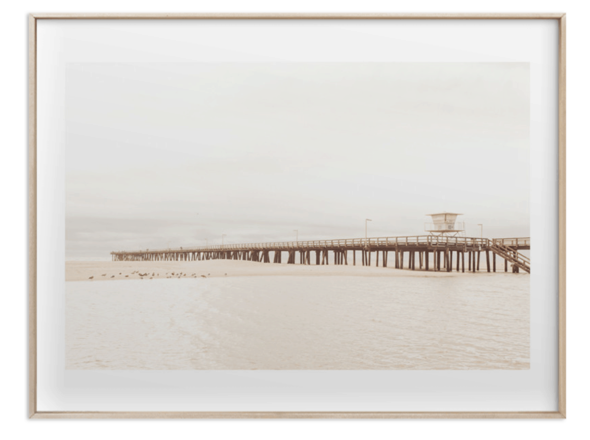 Minted Stormy Pier