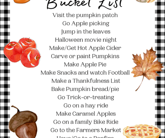 fall bucket list