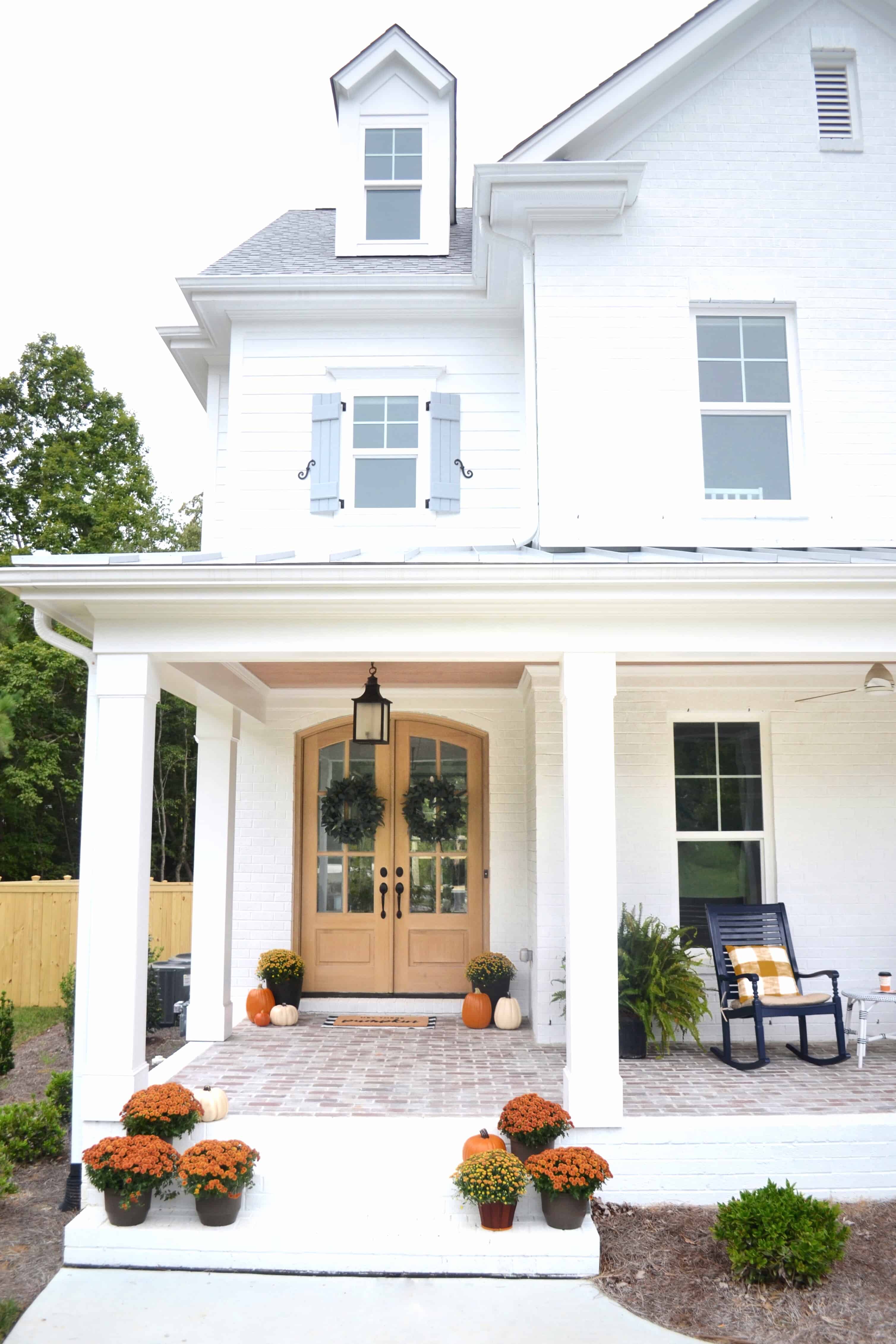 Fall front porch