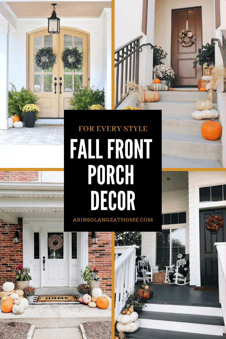 fall front porch decor