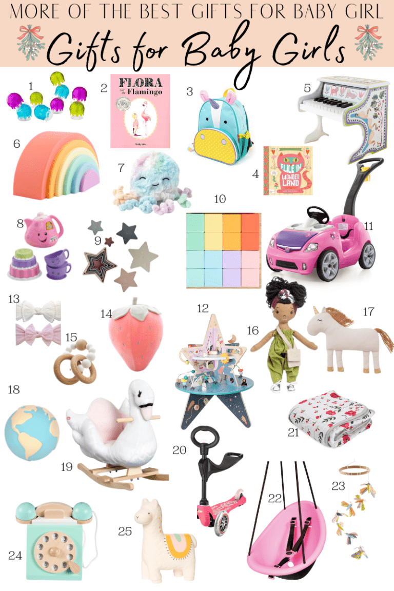 Gift Guide for Baby Girls arinsolangeathome
