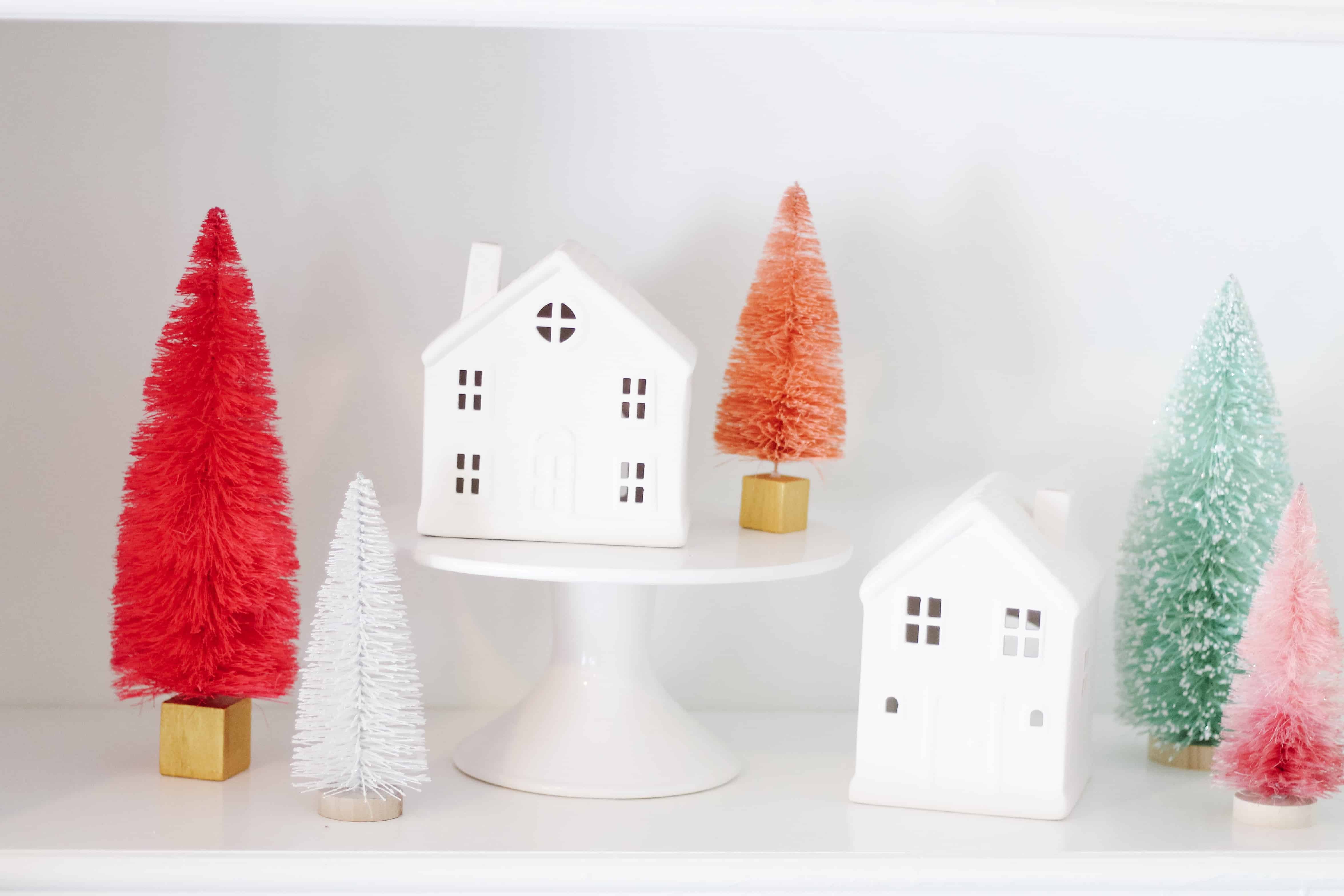 Merry and Bright living room decor