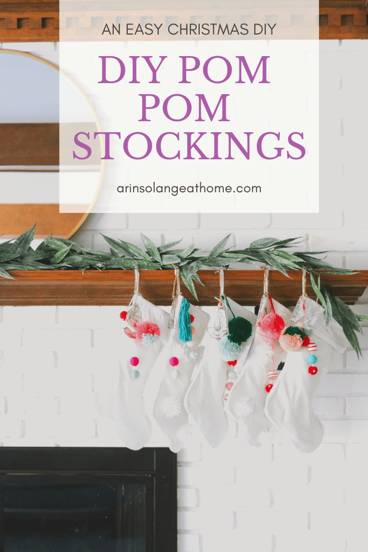 DIY Pom Pom Stockings