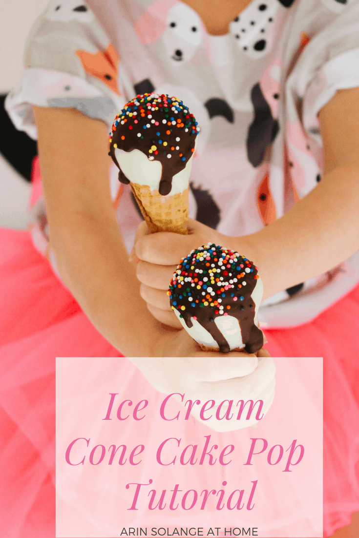 Ice Cream Cone Cake Pop Tutorial