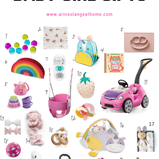 Gift guide for baby girls