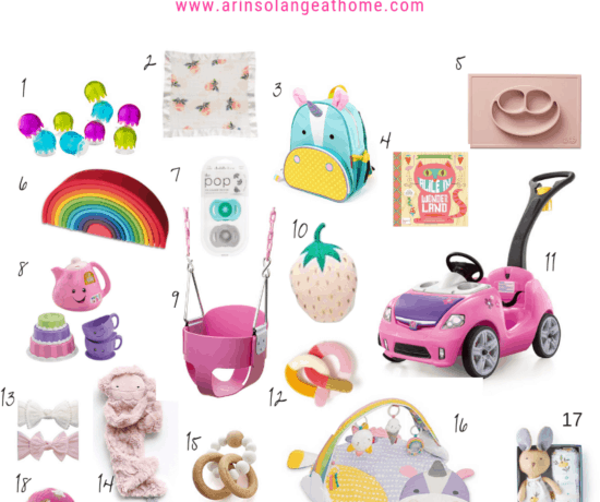 Gift guide for baby girls