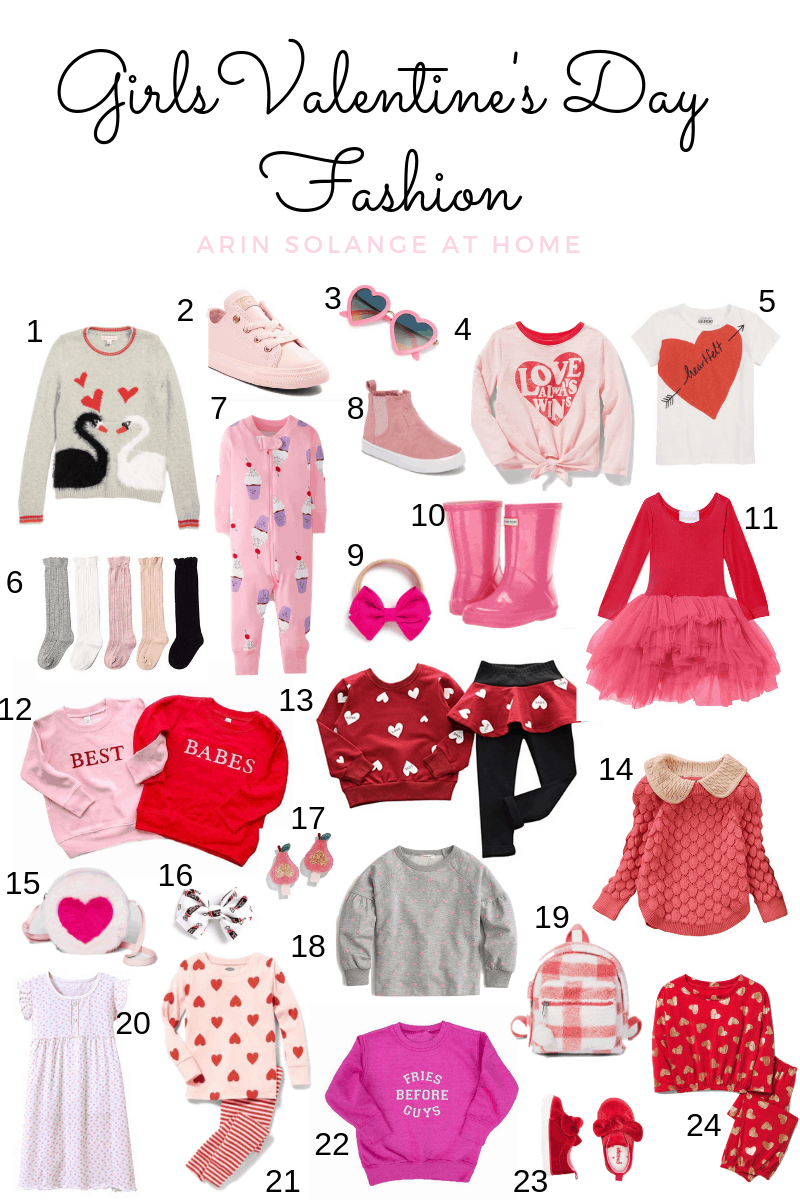 Valentine outfits 2025 for girls