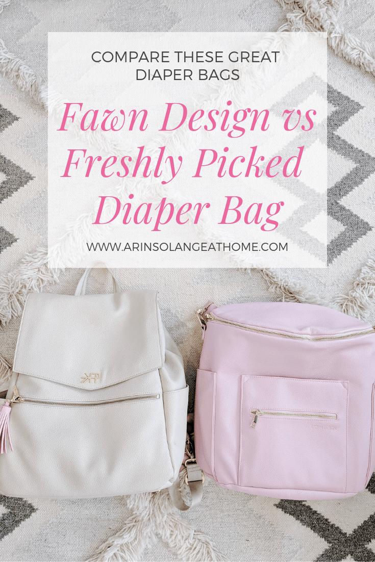 Fawn Design vs Freshly Picked Diaper Bag 