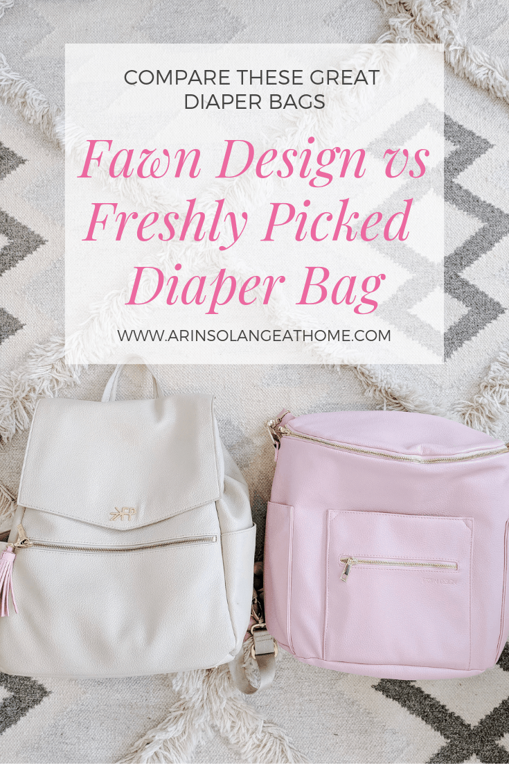 Fawn Design and Freshly Picked Diaper Bags - The Coastal Oak