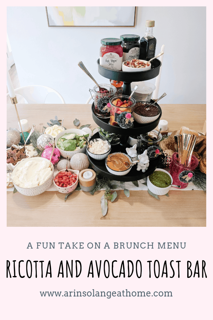 Ricotta and Avocado Toast Bar