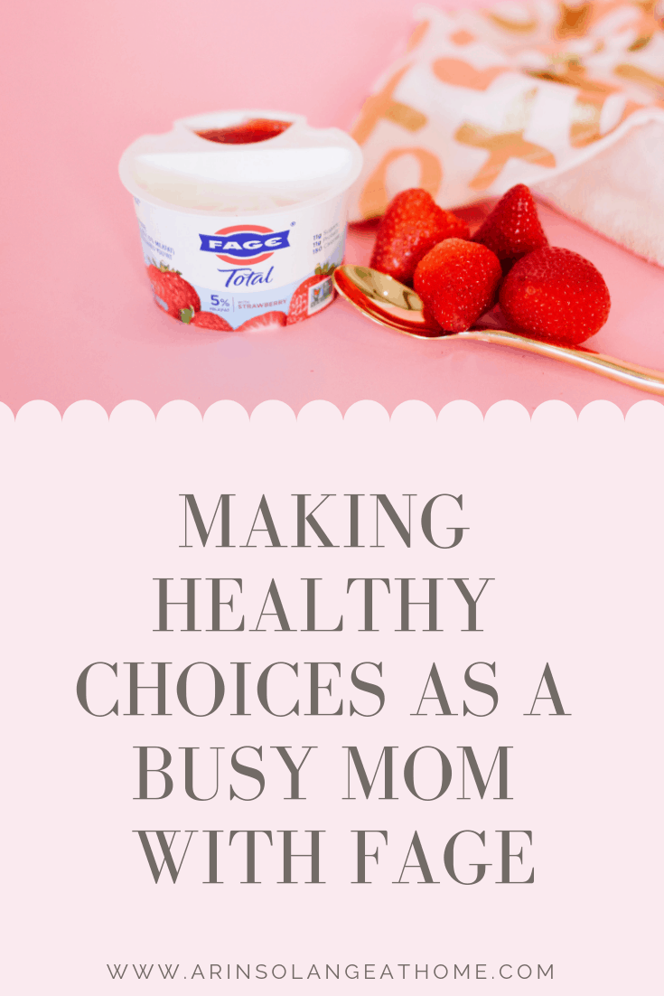 Making Healthy Choices as a mom Graphic