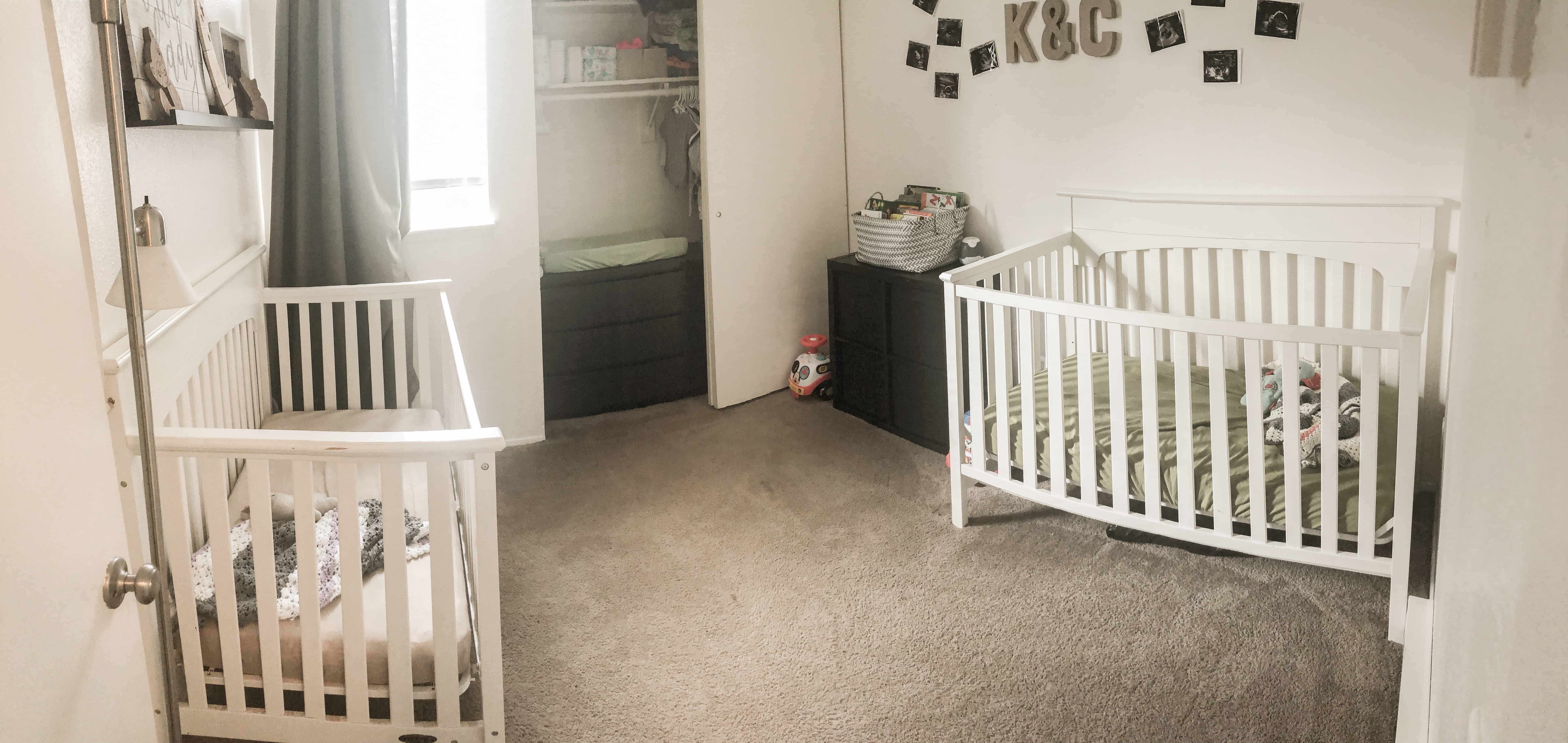 neutral twin nursery