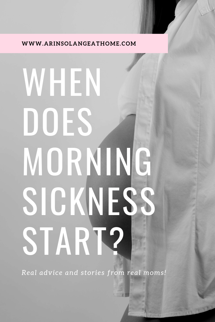 Graphic for When does Morning Sickness Start