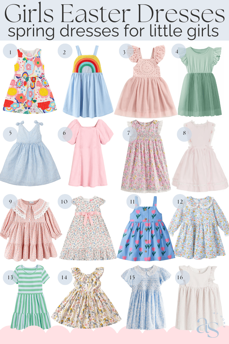 Classic Easter Dresses for Little Girls - arinsolangeathome