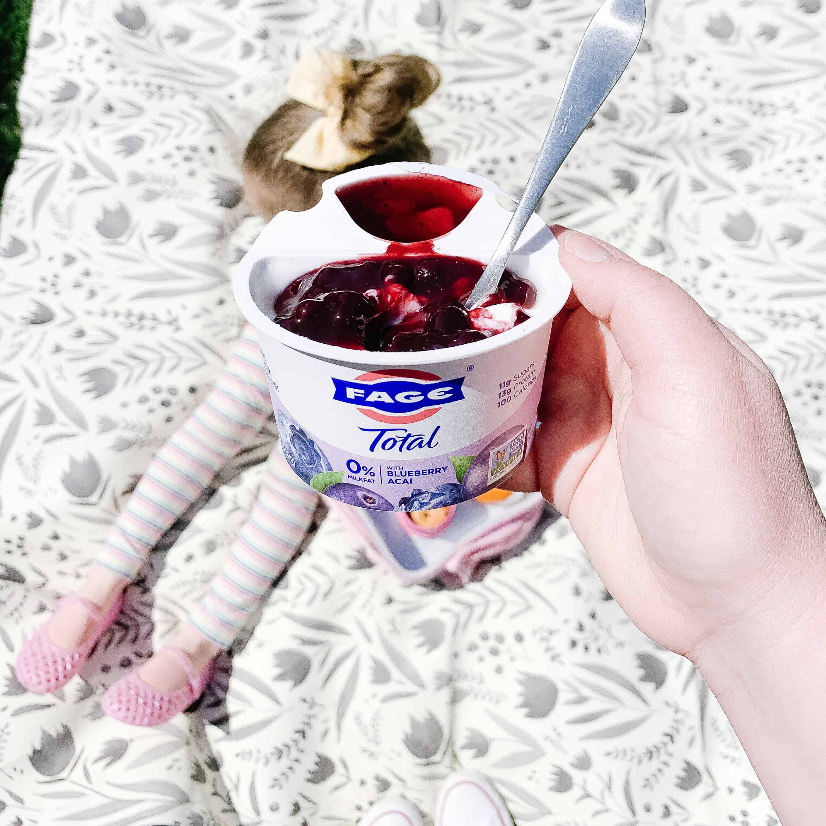 Fage Split cup yogurt on the go