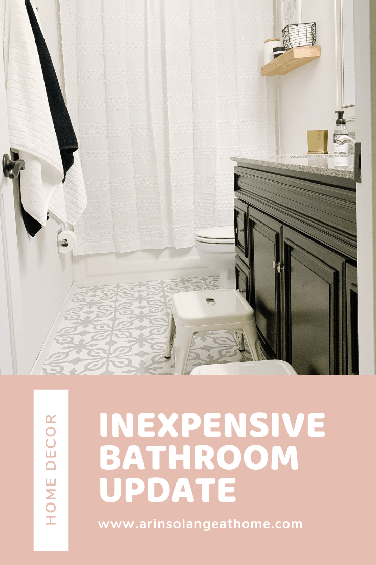 Inexpensive bathroom updates