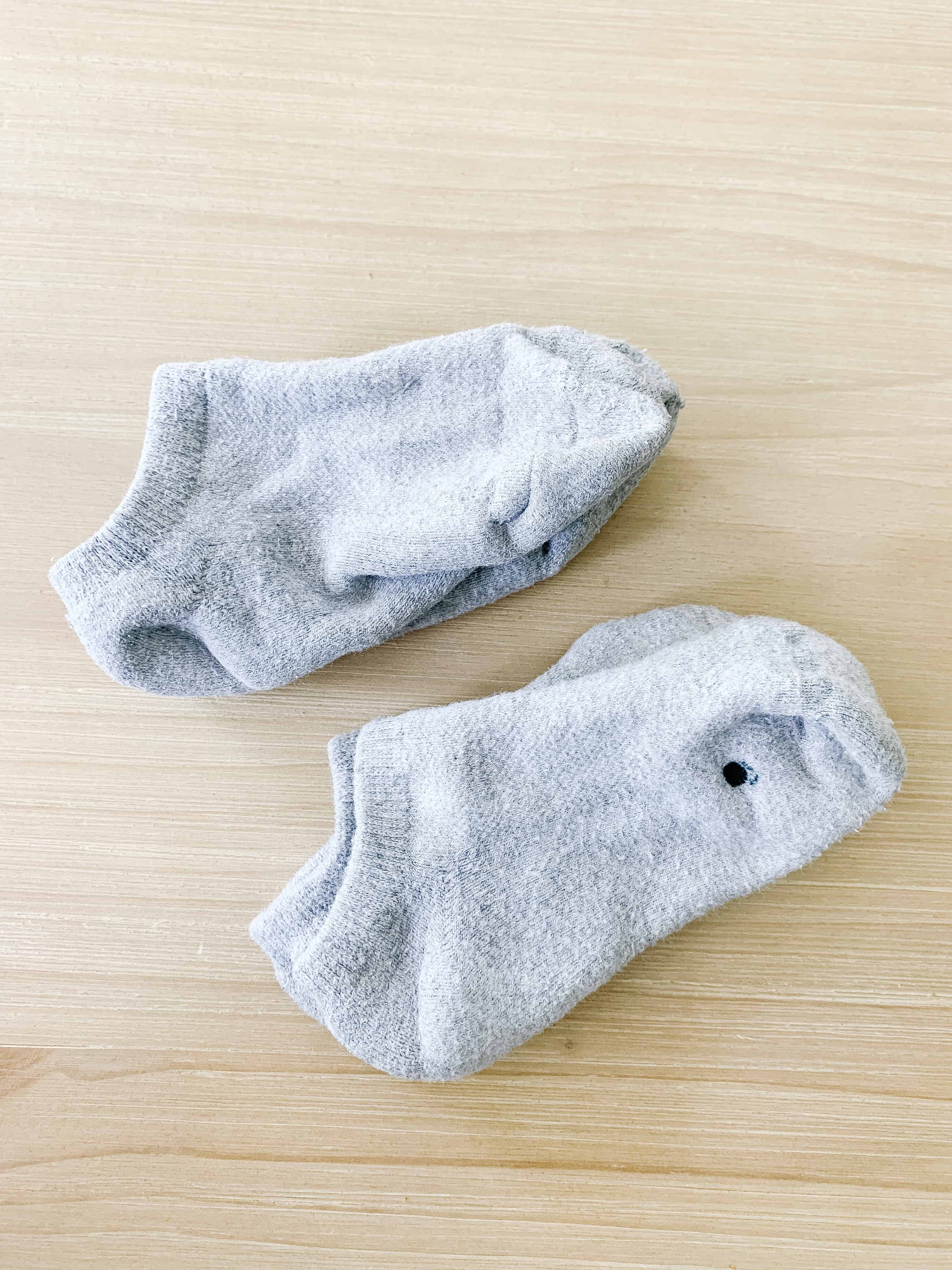mom hack of marked socks