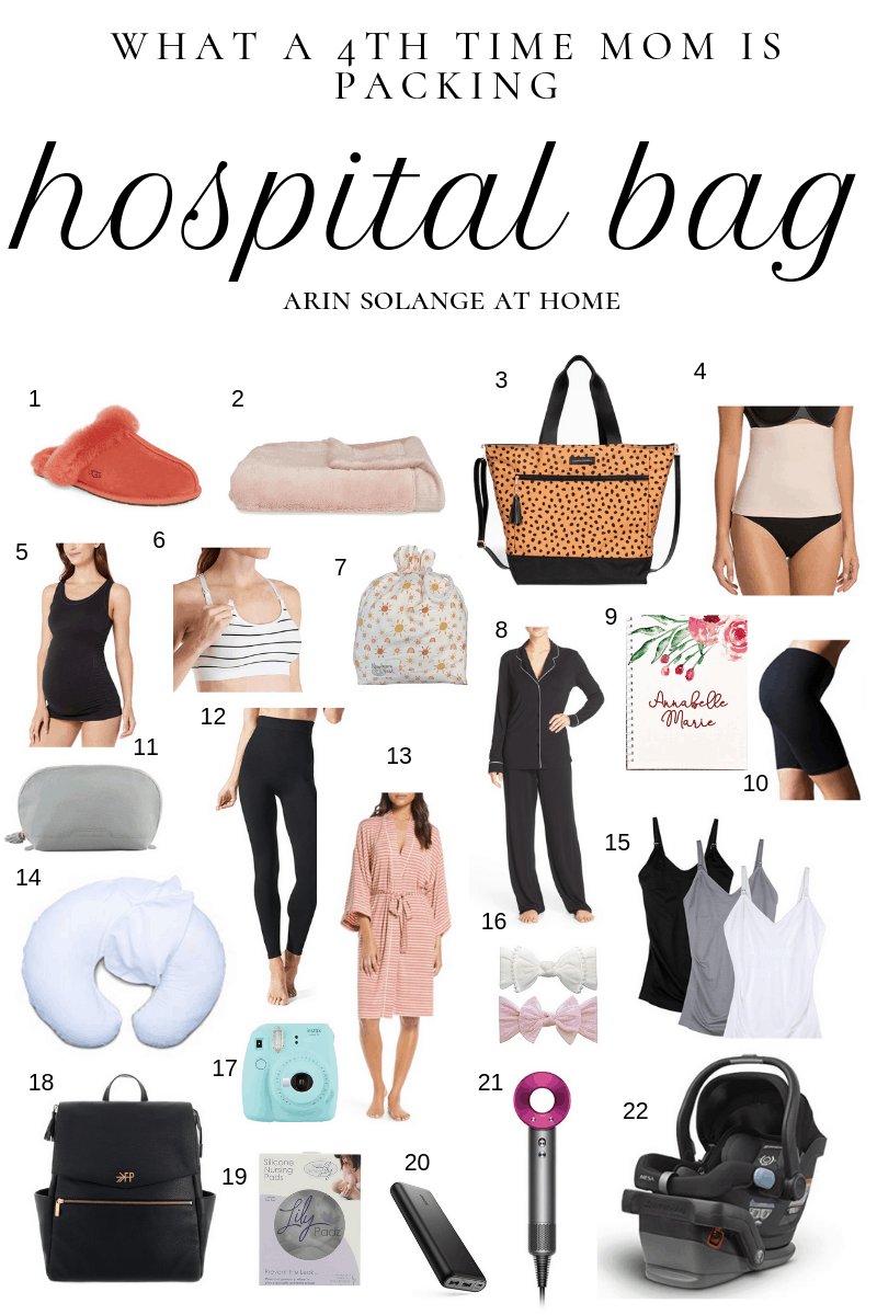 The Ultimate Checklist for Diaper Bag Essentials for Hospital  Diaper bag  essentials, Hospital bag for mom to be, Hospital bag