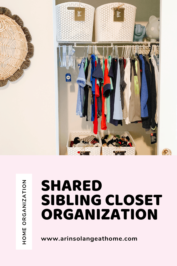 Shared Sibling Closet Organization