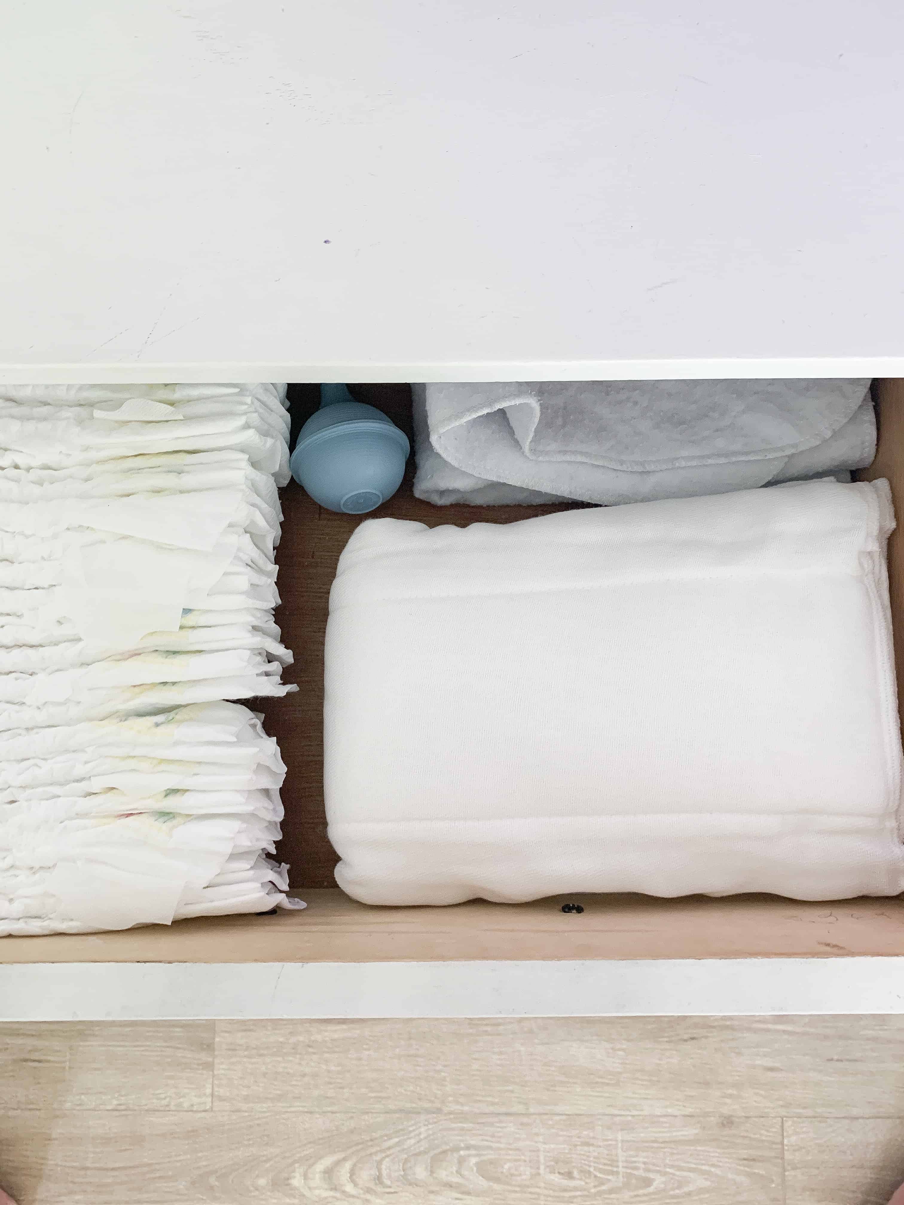 drawer full of baby essentials!