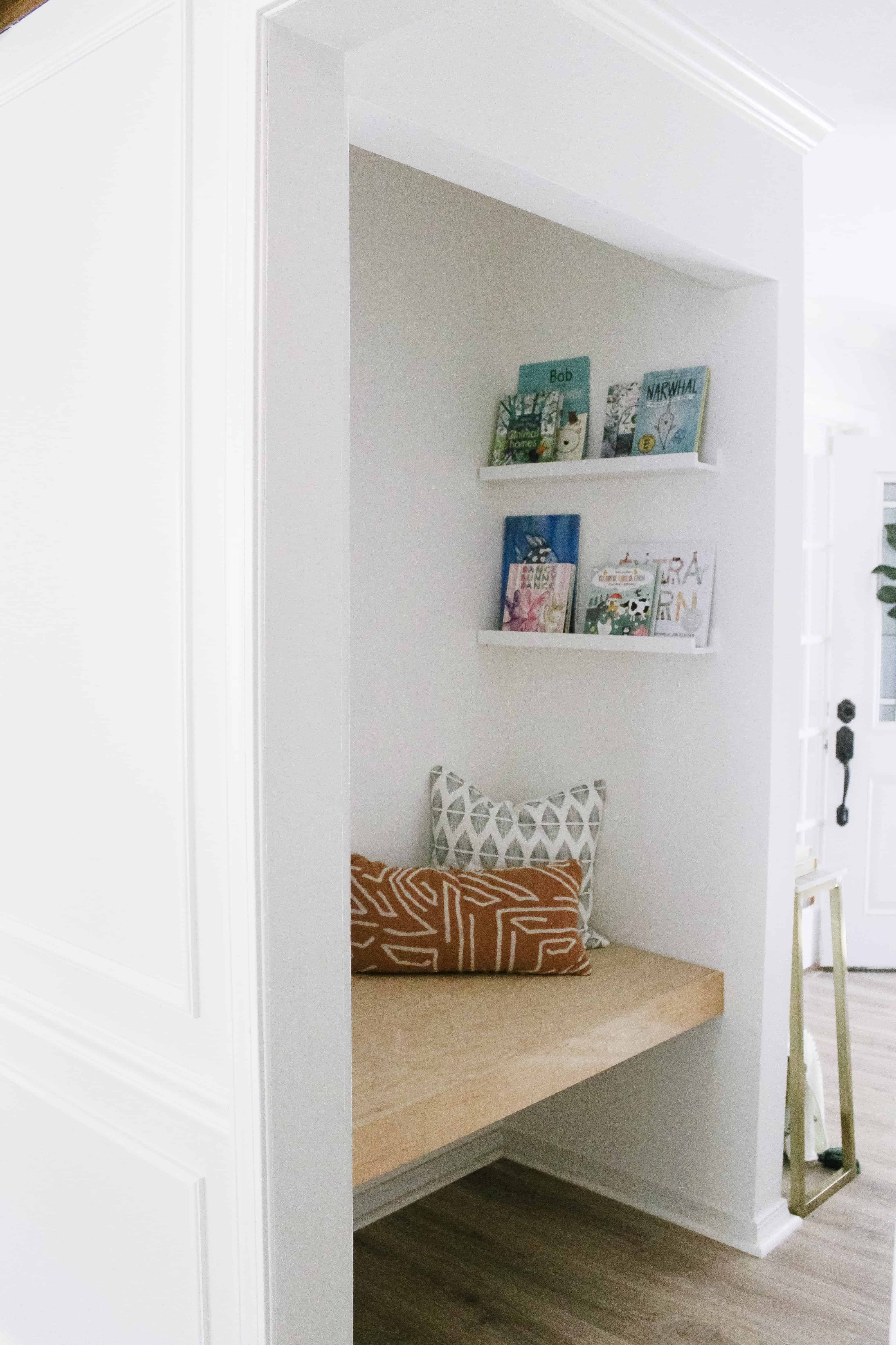 Coat Closet Book Nook