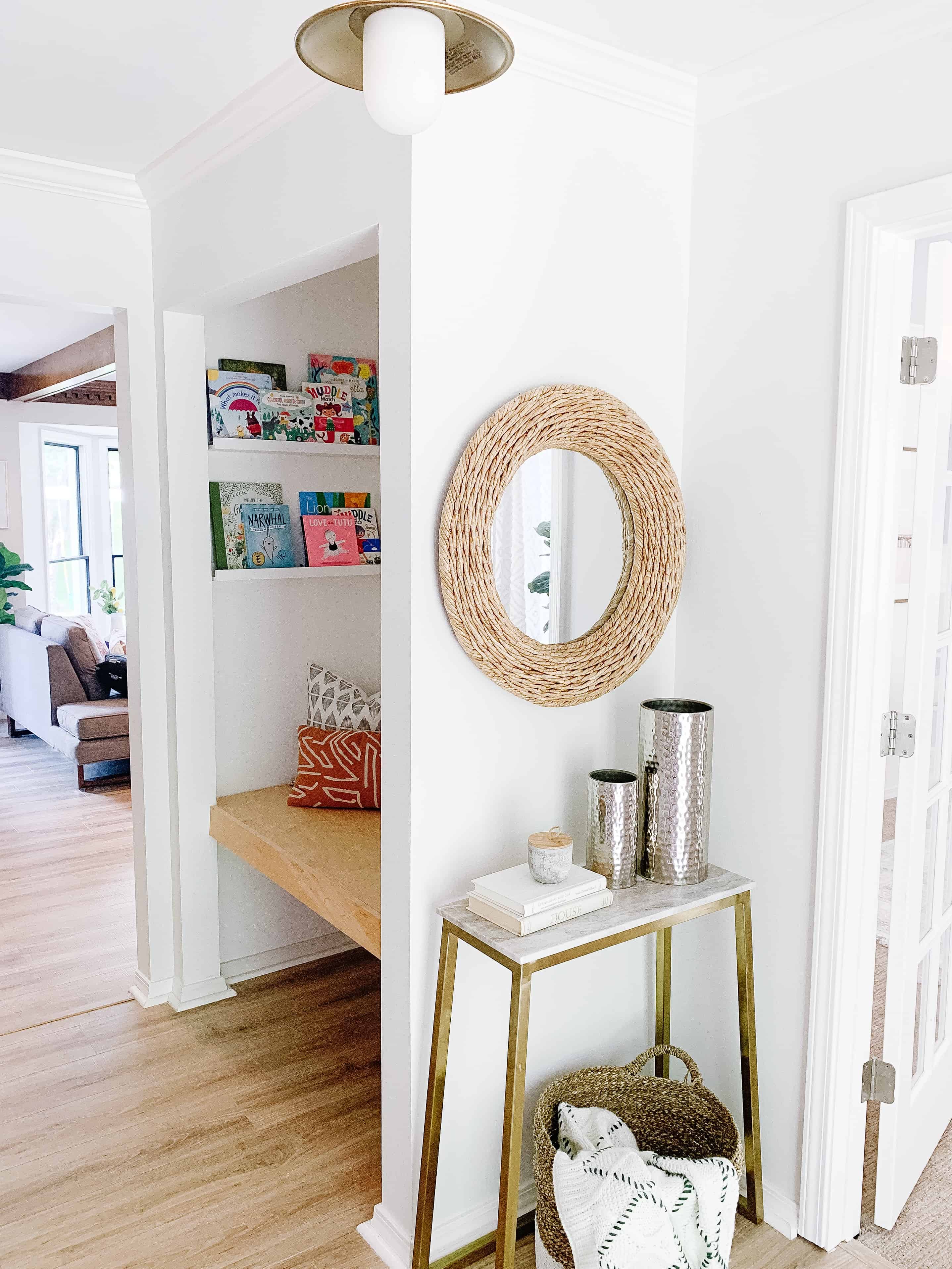 DIY Coat Closet Book Nook