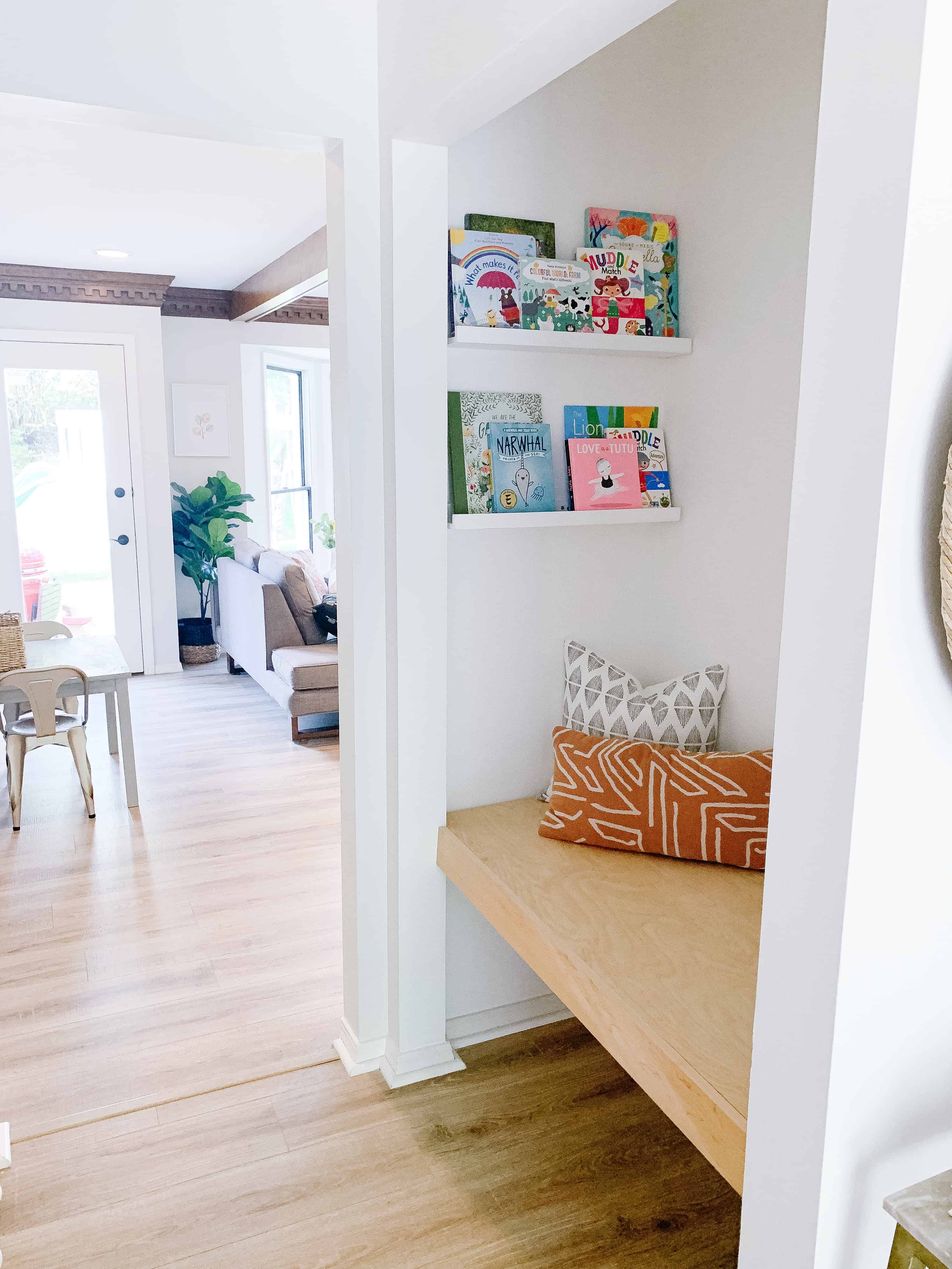 DIY Coat Closet Book Nook