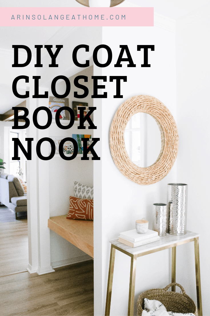 DIY Coat Closet Book Nook