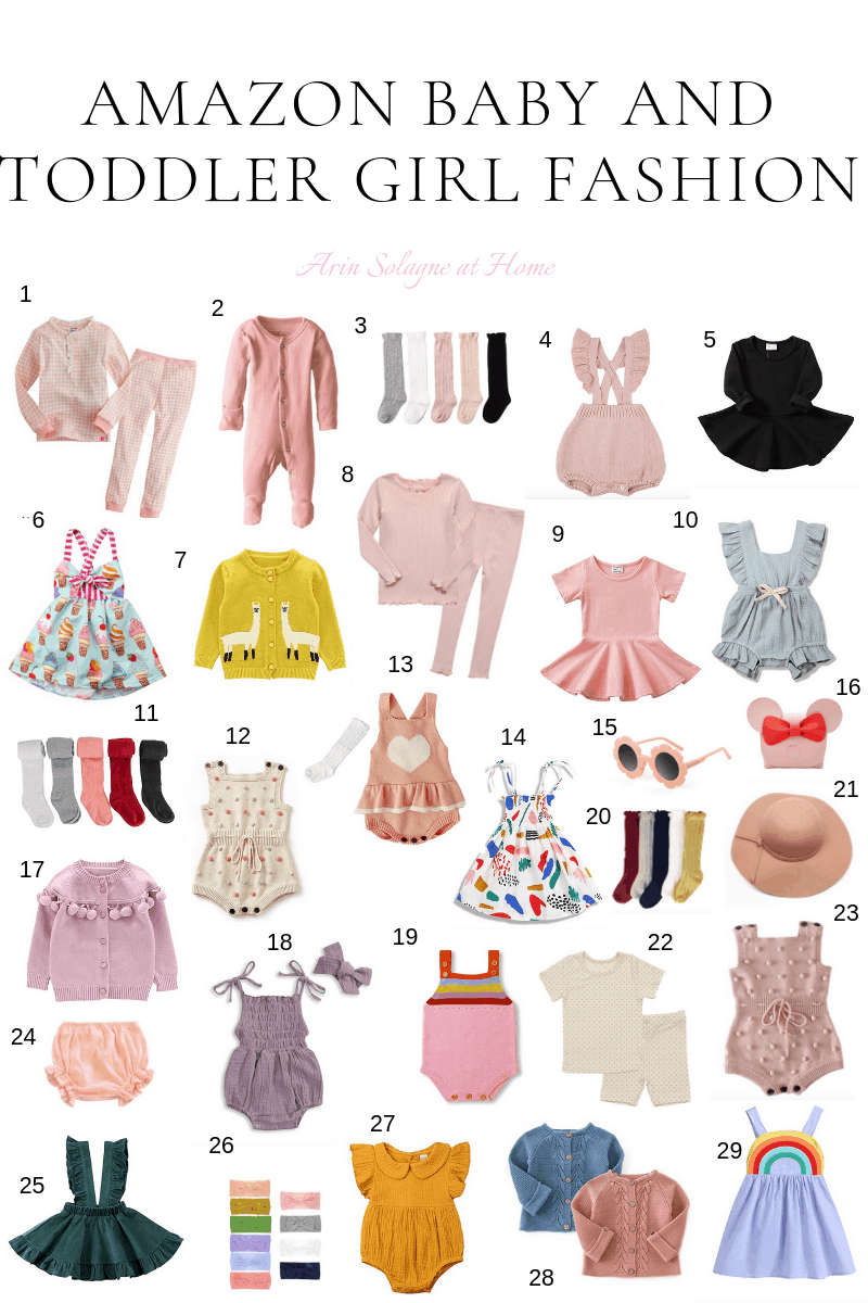 Baby and Toddler Girl Fashion from Amazon