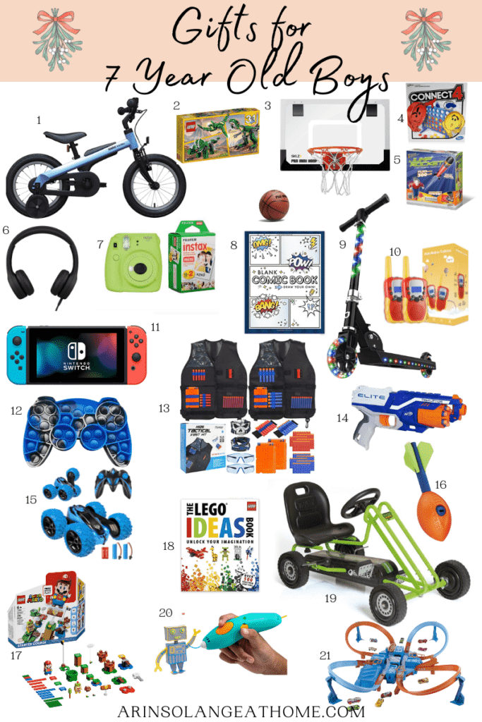 Things to get a 7 year old boy for on sale christmas