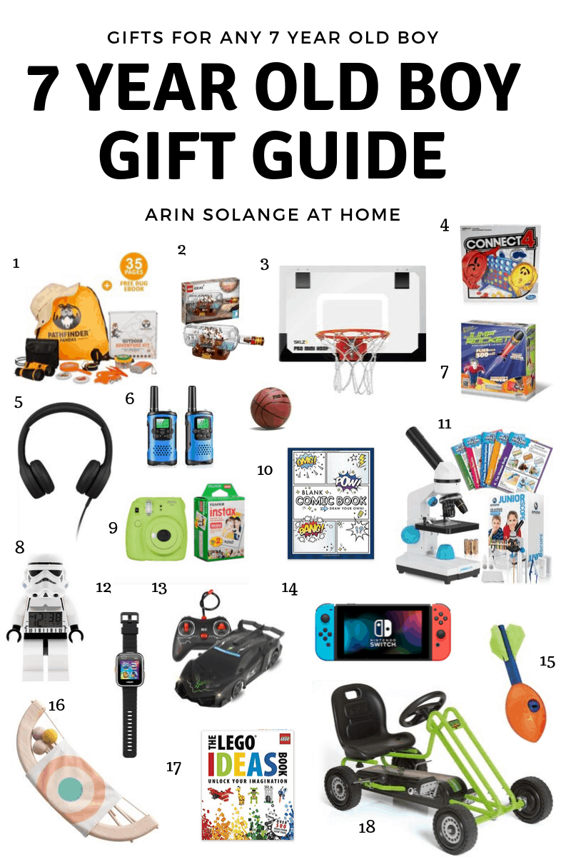 good gifts for 7 year old boy