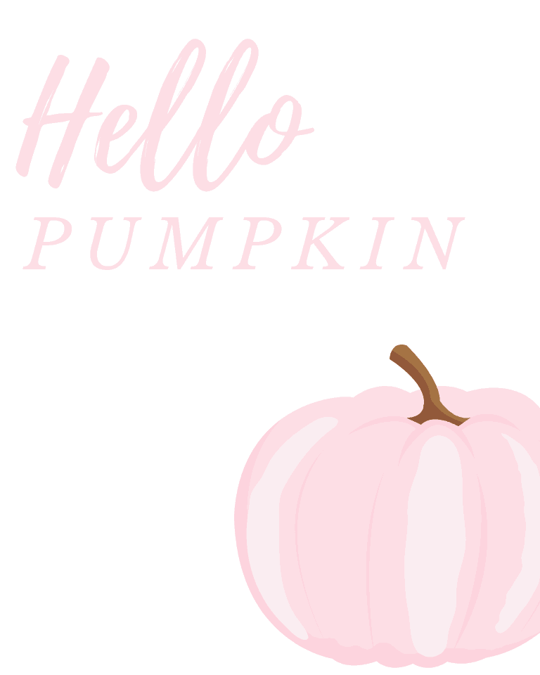 Hello Pumpkin Halloween Printable