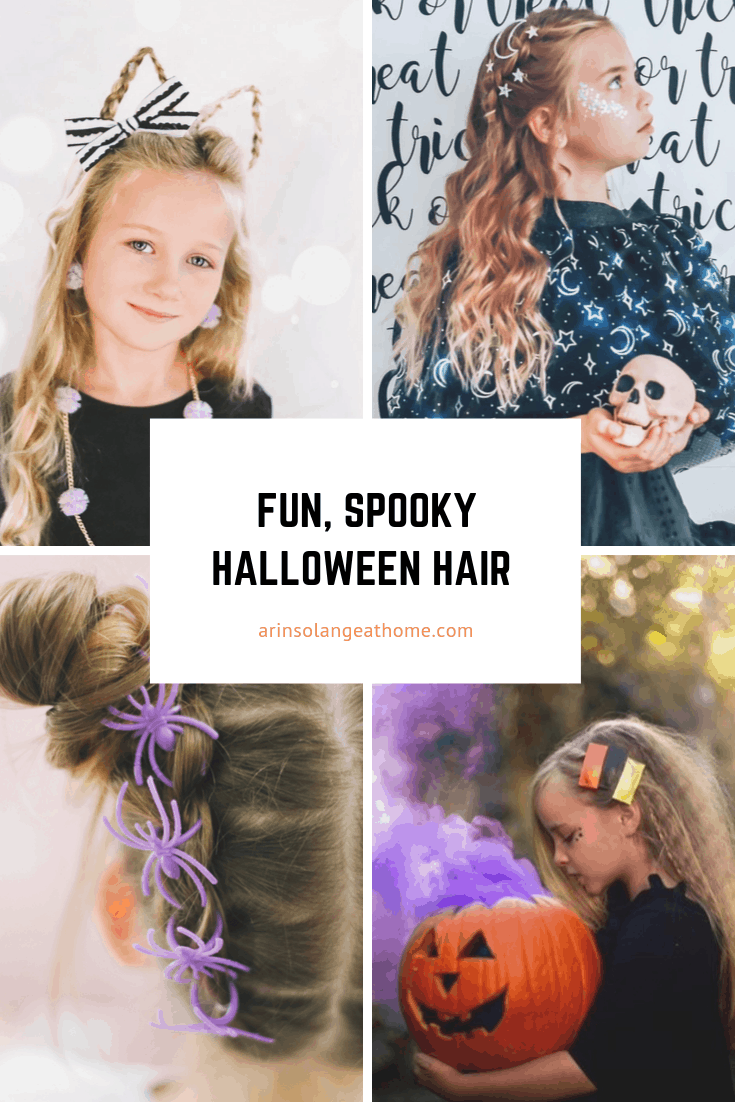 Fun Spooky Halloween hair