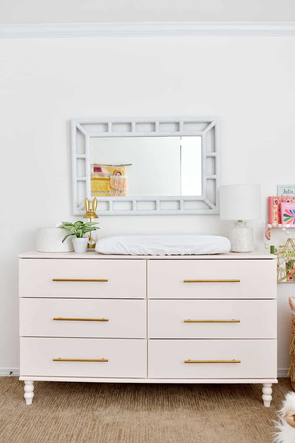 Pink Ikea Tarva Dresser