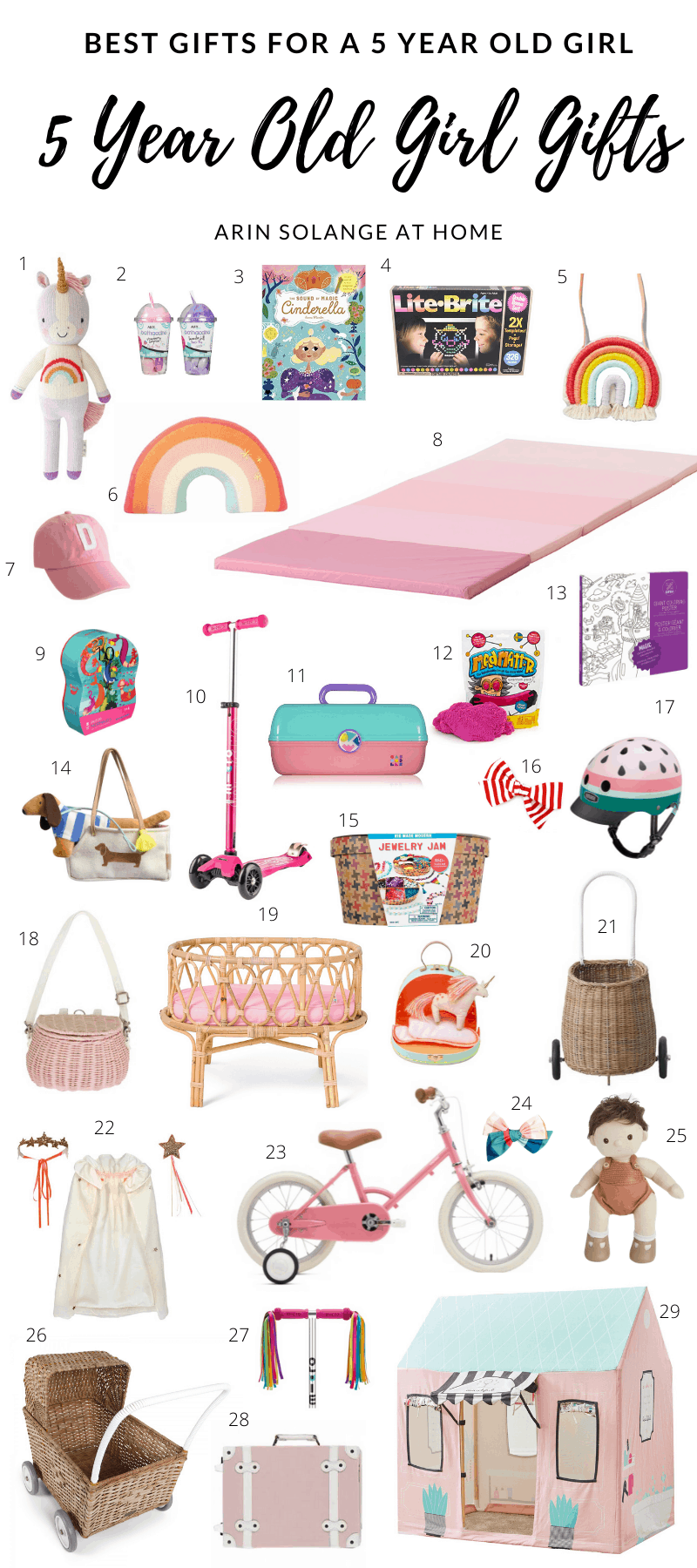 best gifts for 5 year old girl 2019